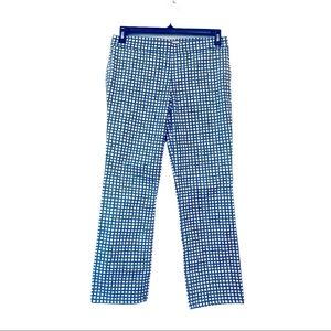 TORY BURCH CAPRIS | Blue Haven Plaid Capris | size 28